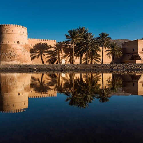 Khasab Castle, with its round tower