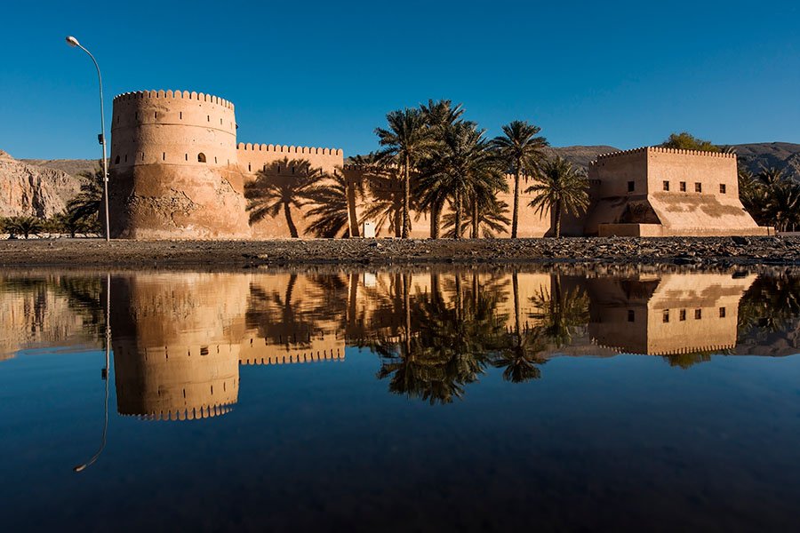 Khasab Castle, with its round tower