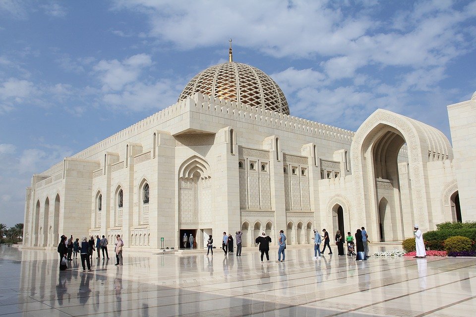 Sultan Qaboos Grand Mosque in Muscat